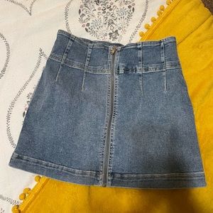 Free people Jean skirt
